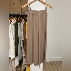 NAVA Wide Leg Midi Pants